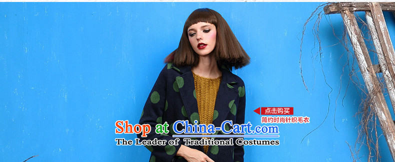 Clarification of the Winter 2015 new color wave in long double-coats female jacket gross? Deep Blue M picture, prices, brand platters! The elections are supplied in the national character of distribution, so action, buy now enjoy more preferential! As soon as possible.