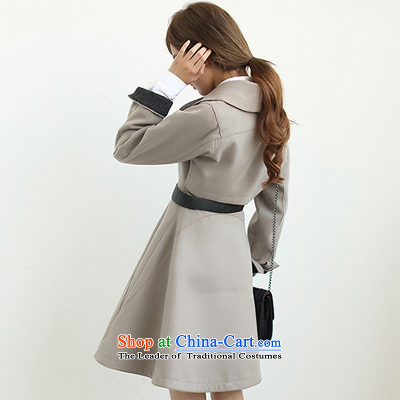 Women wool is XZOO jacket a wool coat autumn and winter 2015 gray m,xzoo,,, new shopping on the Internet