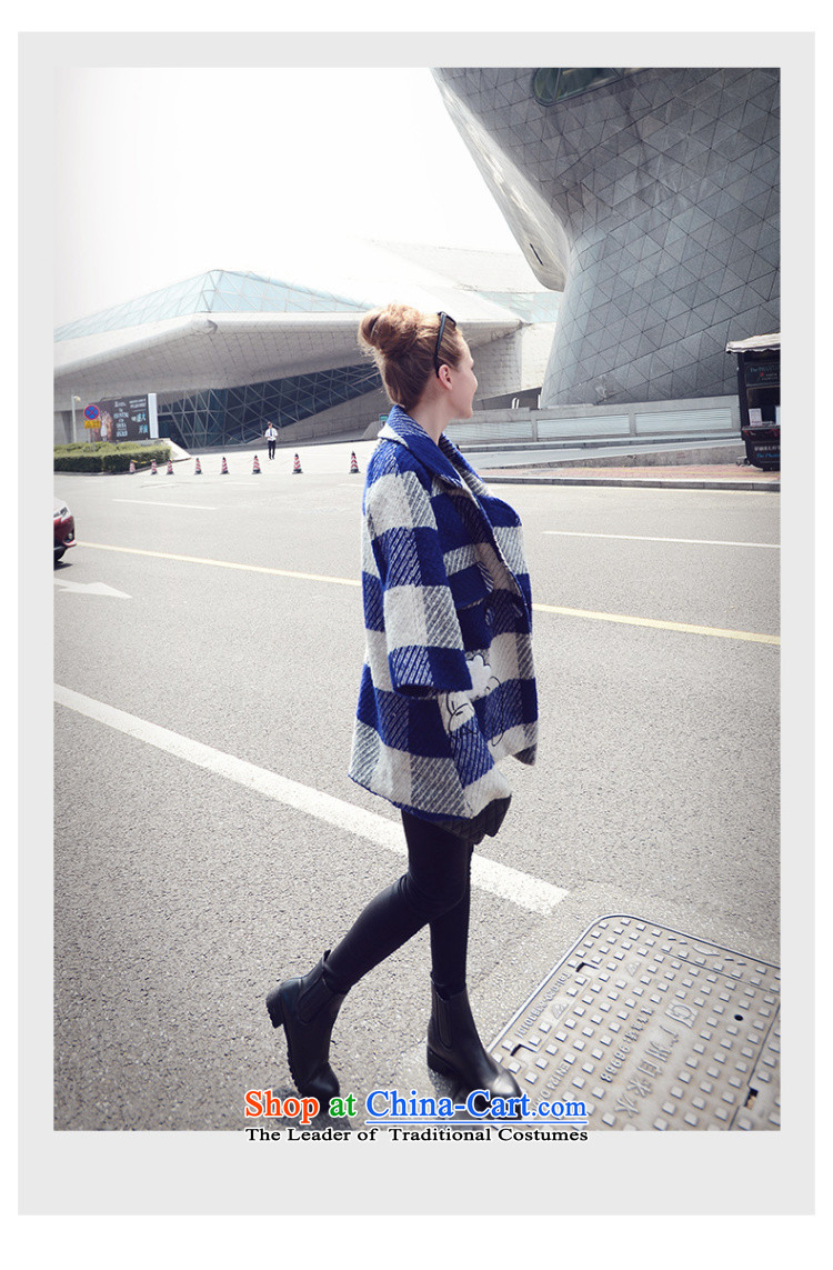 Use the new 2015-Soo Choo boxed version korea long hair? large jacket coat female? 