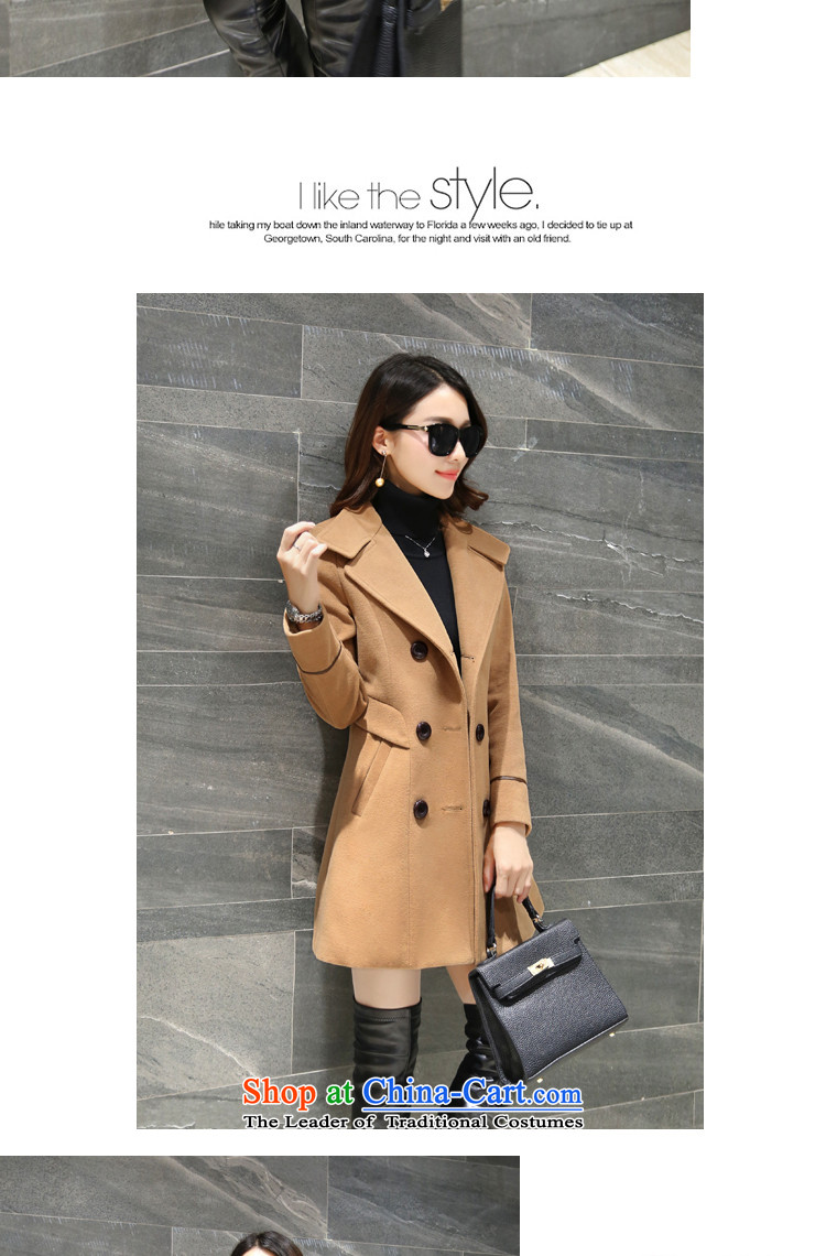 The nest products gross? Korean female coat in the long hair of Sau San? jacket female yellow  L picture, prices, brand platters! The elections are supplied in the national character of distribution, so action, buy now enjoy more preferential! As soon as possible.