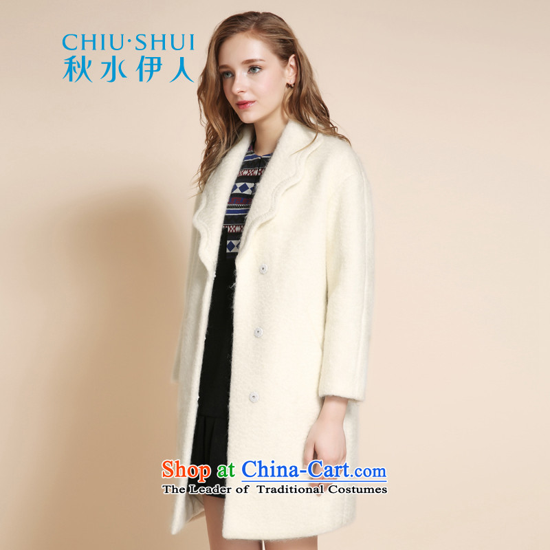 Chaplain who 2015 winter clothing new women's waves for embroidery wool warm Sau San Mao jacket coat the White? 160/84A/M, chaplain who has been pressed shopping on the Internet