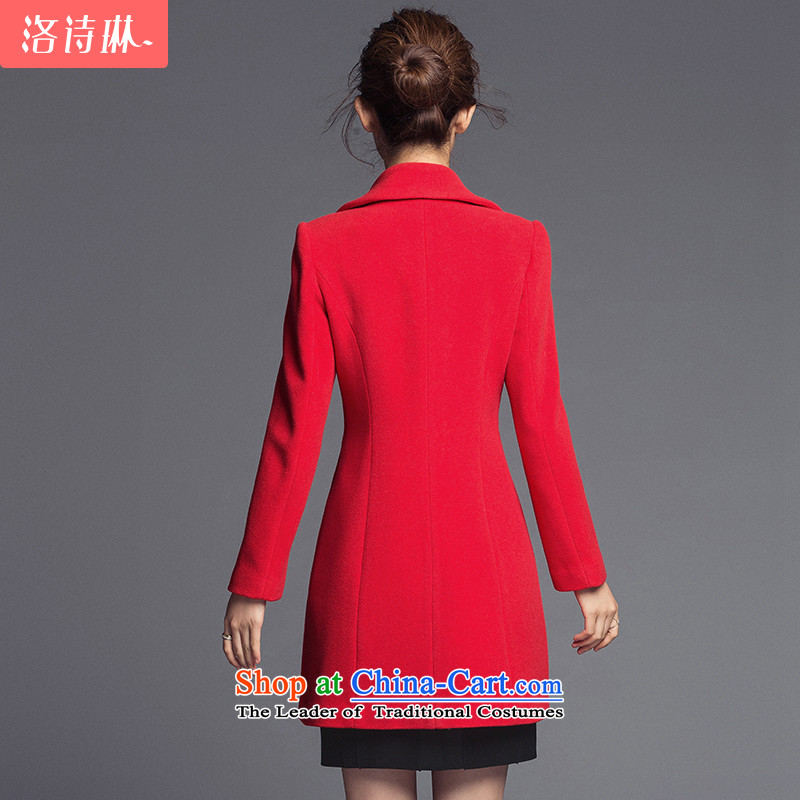 The poem Lin 2015 LUXLEAD winter clothing in new long-sleeved long Foutune of gross? large red coats of poetry-rim, XL, LUXLEAD) , , , shopping on the Internet
