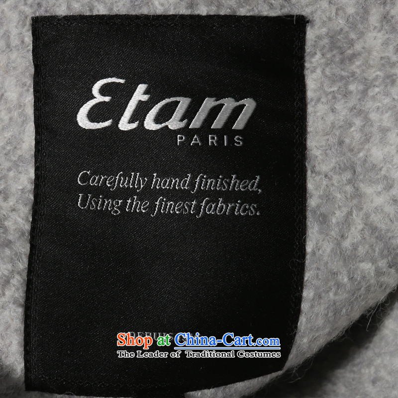 The new 2015 ETAM A round-neck collar side of the gross premium cable 15013406661 coat? 999 gray 40L, Eiger etam,,, shopping on the Internet