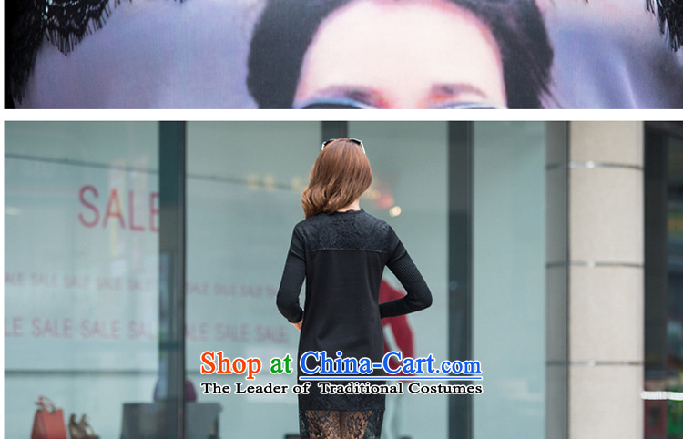 Cynthia Rothrock Greek 2015 autumn and winter large new women's dresses MM thick black stomach video thin loose to replace lace long-sleeved FF5120 BEAUTIES M picture, prices, brand platters! The elections are supplied in the national character of distribution, so action, buy now enjoy more preferential! As soon as possible.