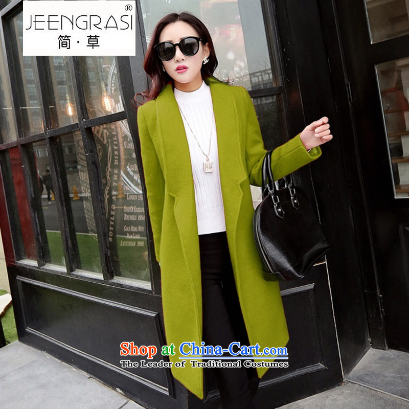 In short-won the new version of 2015 gross girls jacket? Long Hoodie female suits for thick hair beauty? coats red plus lint-free , L, Female Jane grass (JEENGRASI) , , , shopping on the Internet