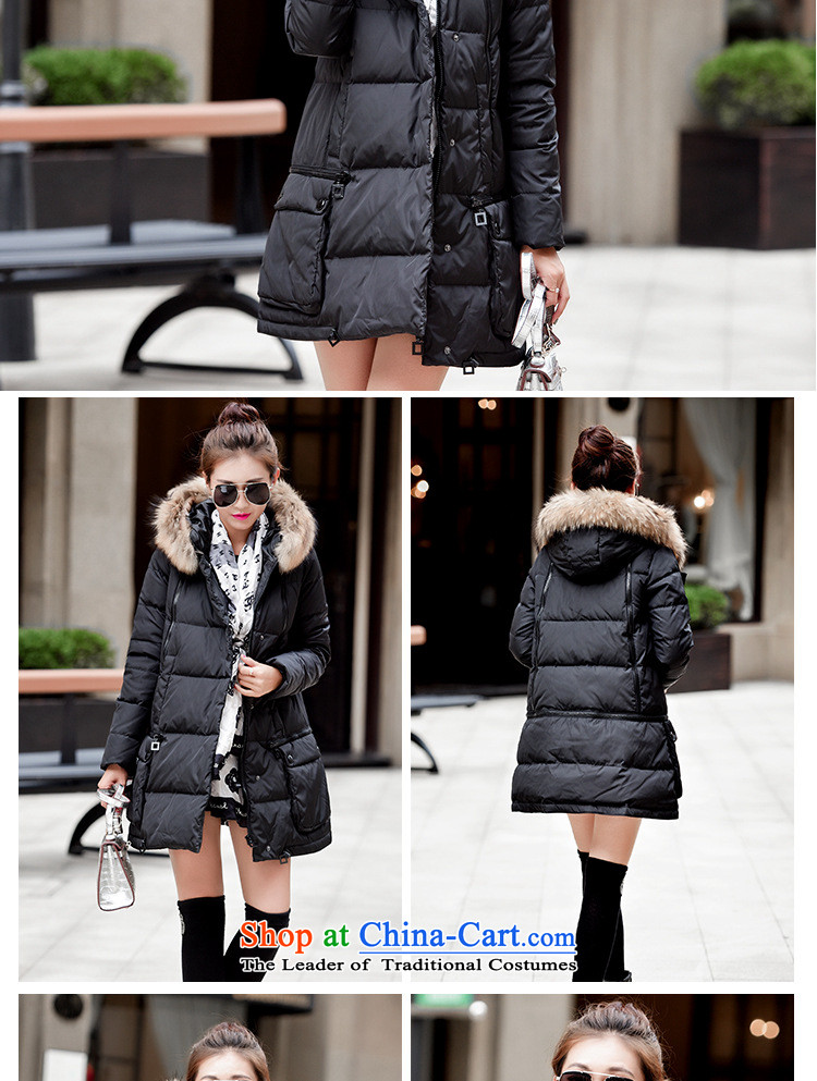 Gwi Tysan 2015 winter clothing new king zip code for women in many long coats thick mm200 catty XL black jacket downcoat High wool collar 5XL picture, prices, brand platters! The elections are supplied in the national character of distribution, so action, buy now enjoy more preferential! As soon as possible.