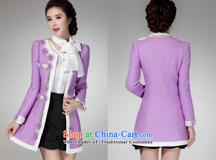 Ikago Ling 2015 autumn and winter new gross? Long flowers in the jacket temperament Sau San large a wool coat female Y8373 picture color pictures, prices, XXL brand platters! The elections are supplied in the national character of distribution, so action, buy now enjoy more preferential! As soon as possible.