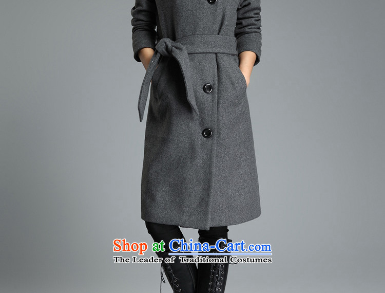 Optimize and 2015 Fall/Winter Collections thick gross female long-sleeved jacket? wool coat female MN008? black  L picture, prices, brand platters! The elections are supplied in the national character of distribution, so action, buy now enjoy more preferential! As soon as possible.