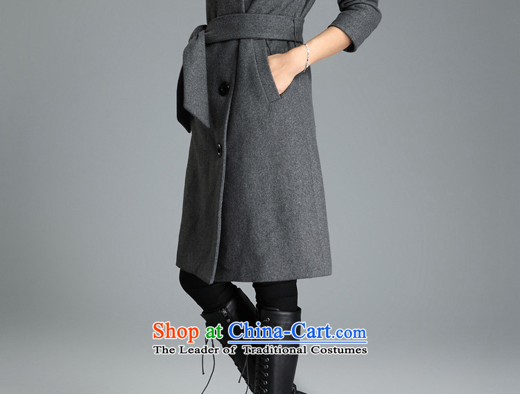 Optimize and 2015 Fall/Winter Collections thick gross female long-sleeved jacket? wool coat female MN008? black  L picture, prices, brand platters! The elections are supplied in the national character of distribution, so action, buy now enjoy more preferential! As soon as possible.