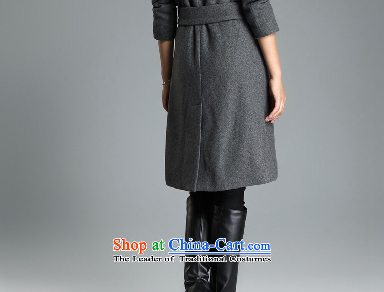 Optimize and 2015 Fall/Winter Collections thick gross female long-sleeved jacket? wool coat female MN008? black  L picture, prices, brand platters! The elections are supplied in the national character of distribution, so action, buy now enjoy more preferential! As soon as possible.