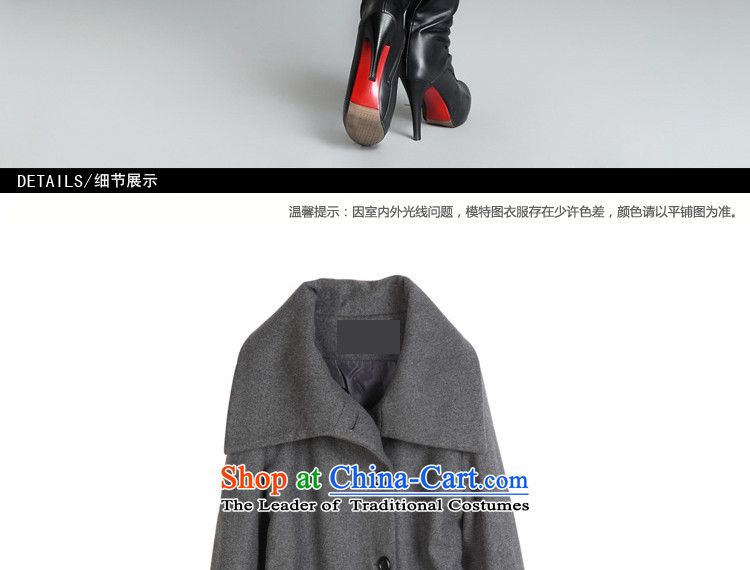 Optimize and 2015 Fall/Winter Collections thick gross female long-sleeved jacket? wool coat female MN008? black  L picture, prices, brand platters! The elections are supplied in the national character of distribution, so action, buy now enjoy more preferential! As soon as possible.