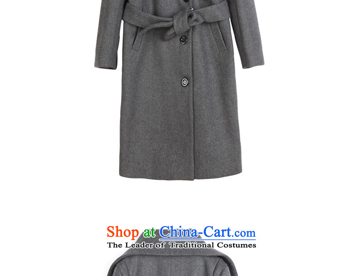 Optimize and 2015 Fall/Winter Collections thick gross female long-sleeved jacket? wool coat female MN008? black  L picture, prices, brand platters! The elections are supplied in the national character of distribution, so action, buy now enjoy more preferential! As soon as possible.