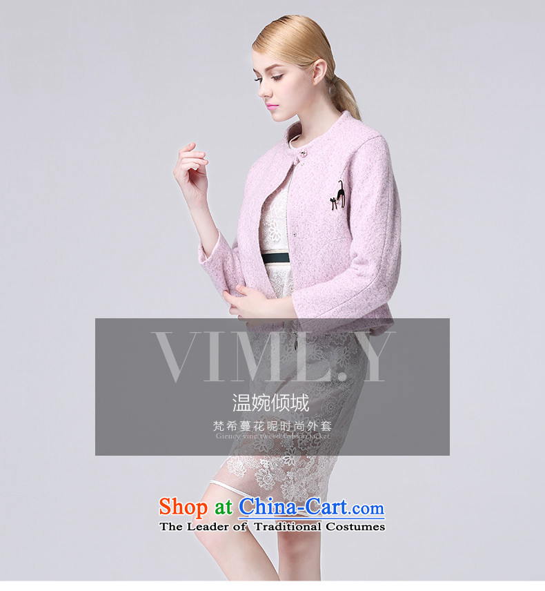 Van Gogh Greek Golden Harvest autumn 2015 new stylish pin small collar video thin gross? jacket short-sleeved jacket women shoulder 65868 pink XL Photo, prices, brand platters! The elections are supplied in the national character of distribution, so action, buy now enjoy more preferential! As soon as possible.