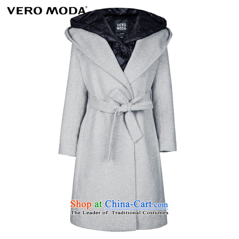 Vero moda2015 autumn and winter New removable leave two straight cylinder cap gross |315327013 coats 104 shallow? Spend gray 170/88A/L,VEROMODA,,, shopping on the Internet