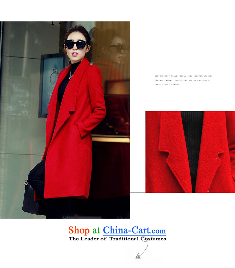 Cruise in the autumn of 2015, more new for women Korean citizenry thick hair long coats jacket N467? red XXL picture, prices, brand platters! The elections are supplied in the national character of distribution, so action, buy now enjoy more preferential! As soon as possible.