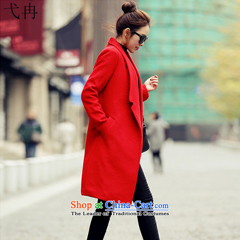 Cruise in the autumn of 2015, more new for women Korean citizenry thick hair long coats jacket N467? XXL, Red Sail Comparison Shopping On The Internet has been pressed.