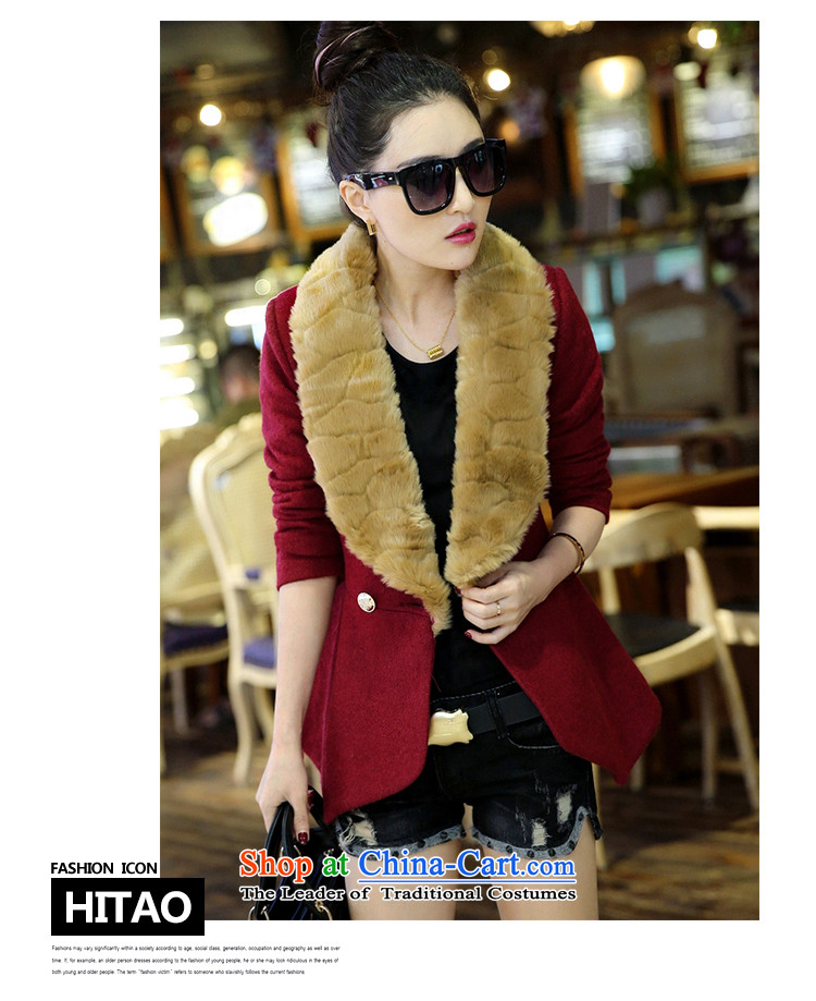 Antarctic people wool coat women 2015? Fall/Winter Collections new graphics thin short of the amount for the gross? jacket female thick a wool coat blue L picture, prices, brand platters! The elections are supplied in the national character of distribution, so action, buy now enjoy more preferential! As soon as possible.