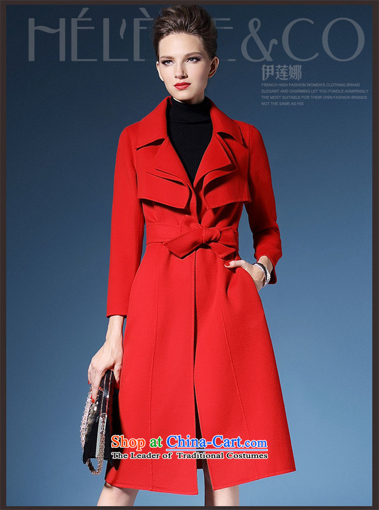 El Nina 2015 winter in Europe and the new long-plus two-sided long-sleeve sweater coat cashmere knitted red M/160 Sau San Picture, prices, brand platters! The elections are supplied in the national character of distribution, so action, buy now enjoy more preferential! As soon as possible.