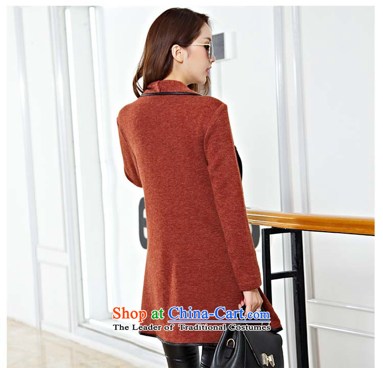 For M- 2015 to increase the number of women in the Korean version of the new autumn and winter thick mm thin in the long graphics gross? jacket leisure cardigan frock 5XL Gray Photo, prices, brand platters! The elections are supplied in the national character of distribution, so action, buy now enjoy more preferential! As soon as possible.