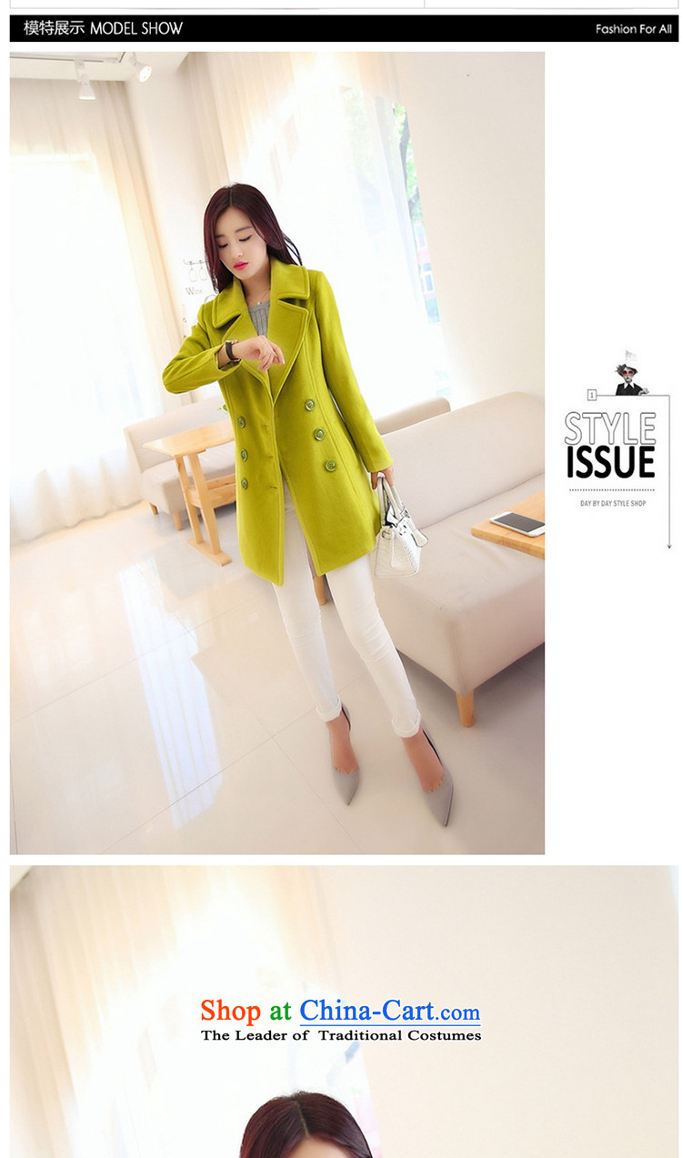 Covered by the new winter 2015/gross female jacket coat? Korea version in the thick long cloak shirt TW252 GREEN M picture, prices, brand platters! The elections are supplied in the national character of distribution, so action, buy now enjoy more preferential! As soon as possible.