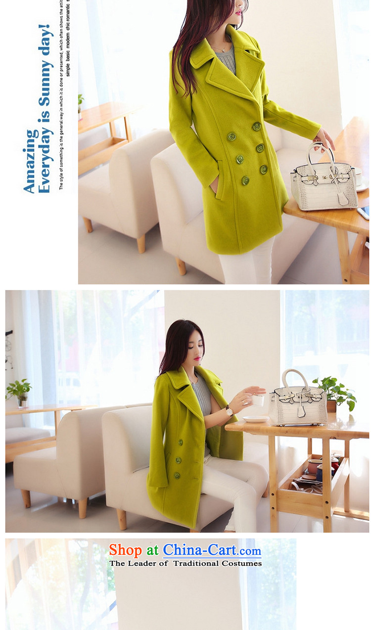 Covered by the new winter 2015/gross female jacket coat? Korea version in the thick long cloak shirt TW252 GREEN M picture, prices, brand platters! The elections are supplied in the national character of distribution, so action, buy now enjoy more preferential! As soon as possible.