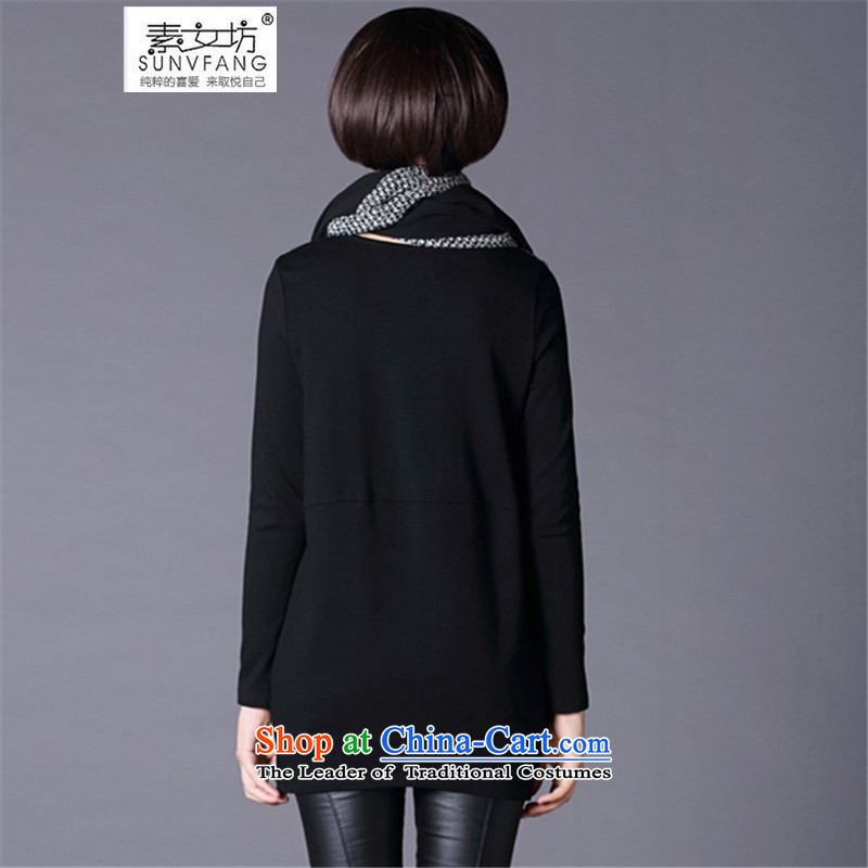 Motome workshop for larger female thick sister T-shirt 2015 Fall/Winter Collections for larger female long t-shirts, T-shirts, forming the loose end of the scarf 8102 gray 3XL addition proposed weight, 140-160 characters motome Fong (SUNVFANG) , , , shopping on the Internet