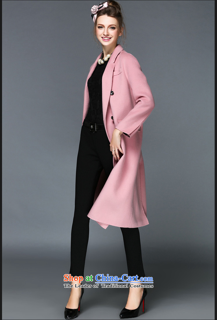 The new 2015 Dream Connie high-end large Western women fall to increase expertise with stylish mm long woolen coat gross? female G-q171 jacket and pink 4XL Photo, prices, brand platters! The elections are supplied in the national character of distribution, so action, buy now enjoy more preferential! As soon as possible.