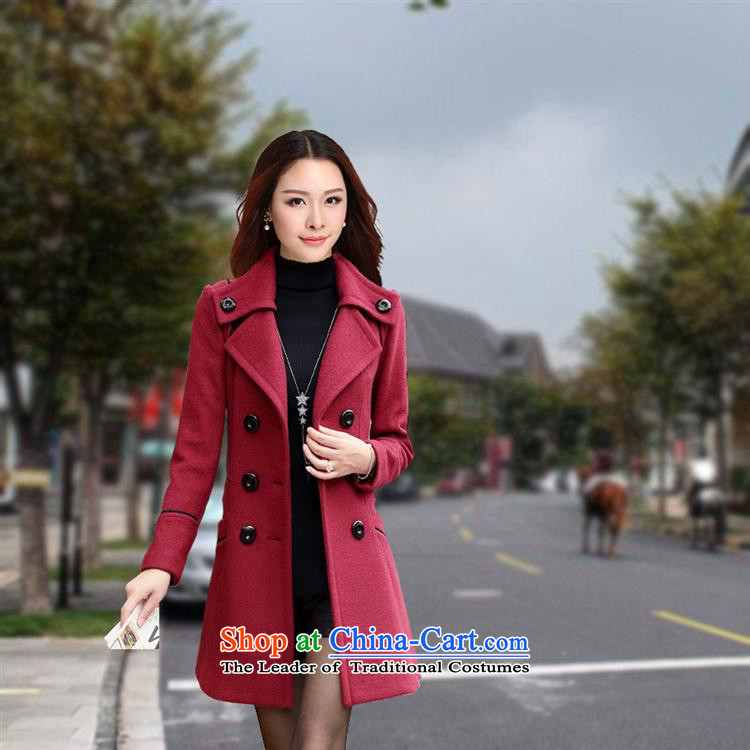 Ya-ting shop 2015 new gross fall/winter coats women about Korean long in Sau San double-Cashmere wool sweater and a color image of XL, prices, brand platters! The elections are supplied in the national character of distribution, so action, buy now enjoy more preferential! As soon as possible.