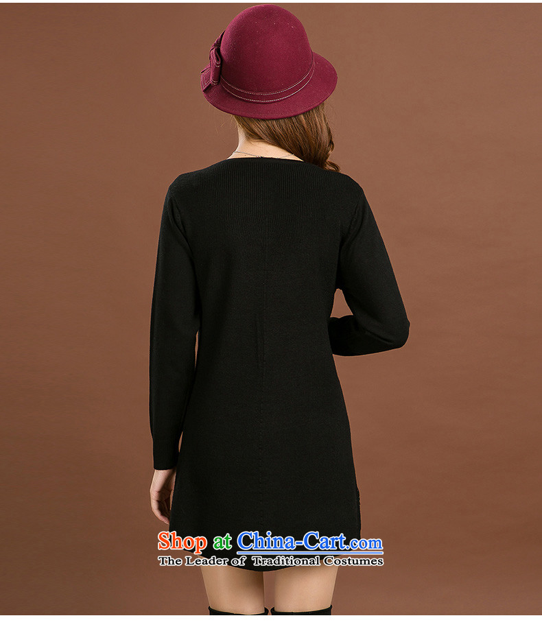Large in mm thick long fall inside the skirt thick Korean loose video thin, forming the new 2015 Netherlands sweater skirt black large code 4XL Photo, prices, brand platters! The elections are supplied in the national character of distribution, so action, buy now enjoy more preferential! As soon as possible.