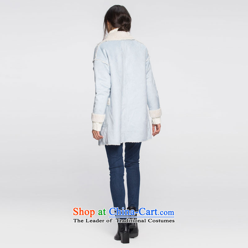 The WEEKEND of new products by 2015 W pure colors plus long coats in lint-free lift 799 premium 15023408647 light blue 36S, EIGER WEEKEND,,, shopping on the Internet