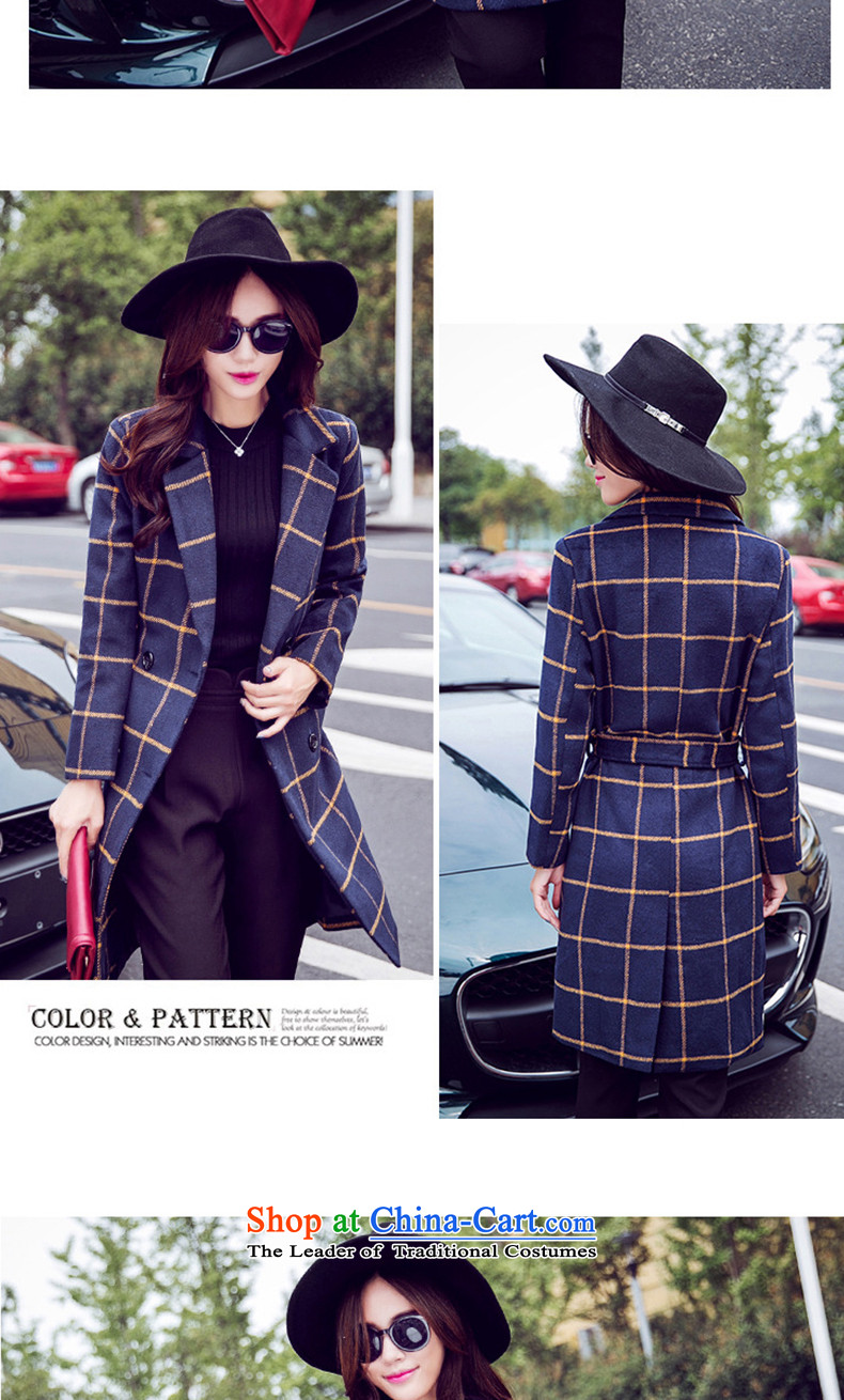 Alejandro Toledo kisses? In gross jacket long new Korean 2015 Sau San video thin latticed temperament wool coat J956? a beige L picture, prices, brand platters! The elections are supplied in the national character of distribution, so action, buy now enjoy more preferential! As soon as possible.