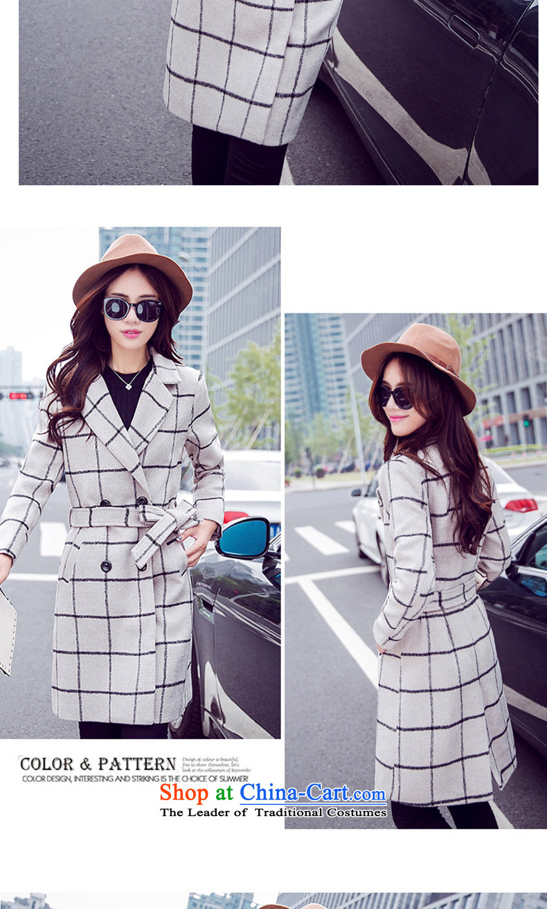 Alejandro Toledo kisses? In gross jacket long new Korean 2015 Sau San video thin latticed temperament wool coat J956? a beige L picture, prices, brand platters! The elections are supplied in the national character of distribution, so action, buy now enjoy more preferential! As soon as possible.