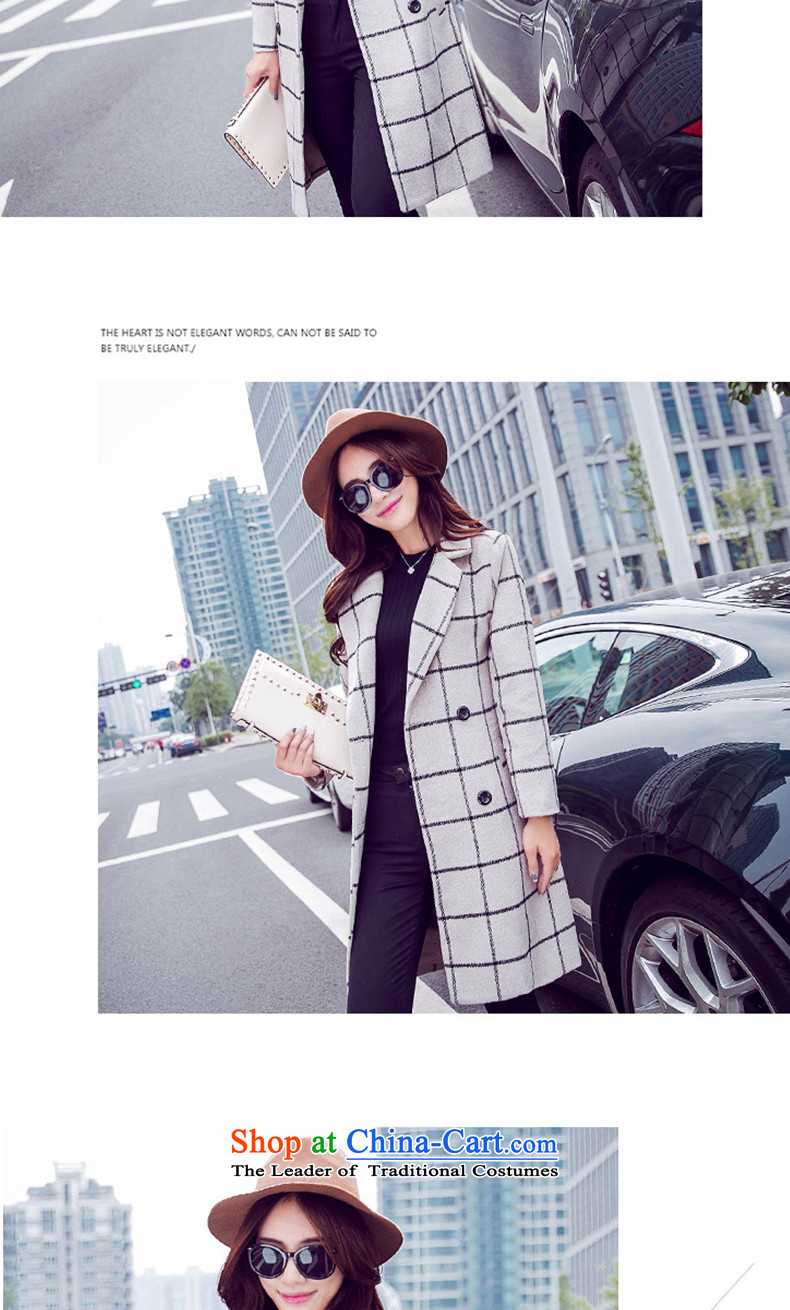 Alejandro Toledo kisses? In gross jacket long new Korean 2015 Sau San video thin latticed temperament wool coat J956? a beige L picture, prices, brand platters! The elections are supplied in the national character of distribution, so action, buy now enjoy more preferential! As soon as possible.