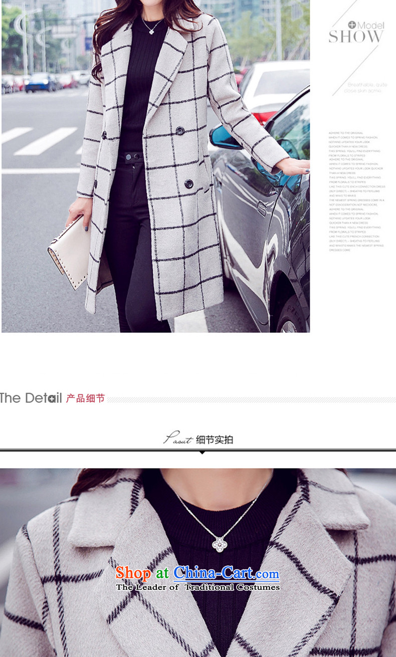 Alejandro Toledo kisses? In gross jacket long new Korean 2015 Sau San video thin latticed temperament wool coat J956? a beige L picture, prices, brand platters! The elections are supplied in the national character of distribution, so action, buy now enjoy more preferential! As soon as possible.