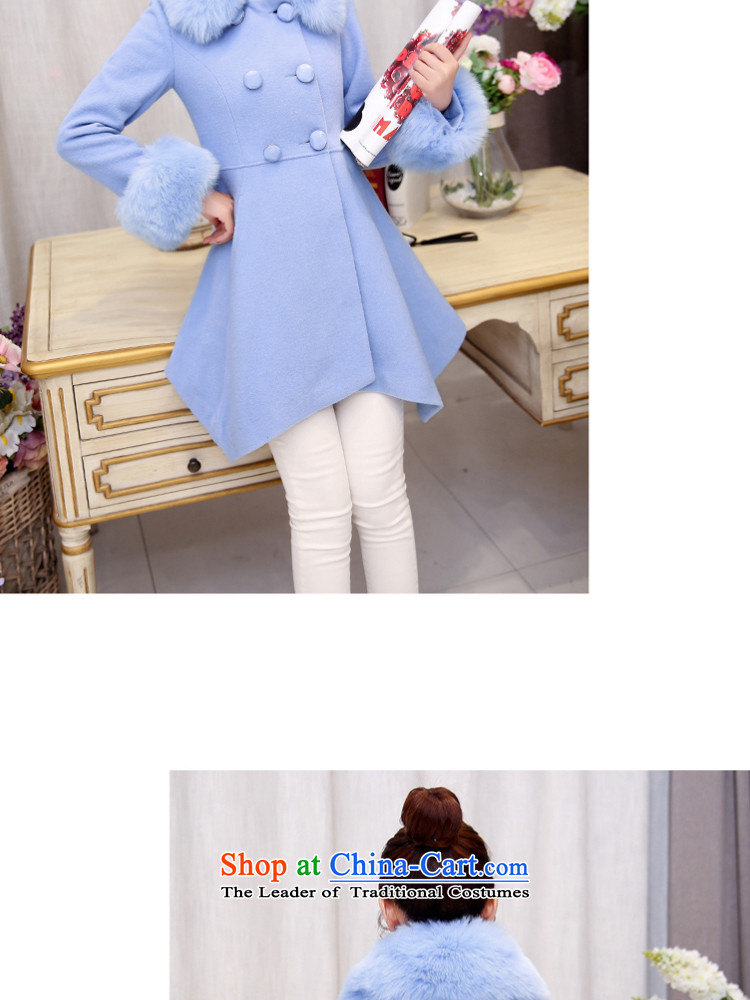 Intractable recalcitrance Angel 2015 autumn and winter new Korean version in the long hair of Sau San? female c-014 coats gray  M picture, prices, brand platters! The elections are supplied in the national character of distribution, so action, buy now enjoy more preferential! As soon as possible.