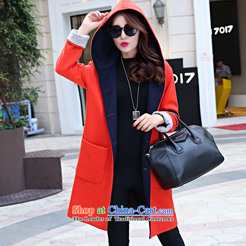 Mrs and gross non-cashmere overcoat girls? 2015 Autumn, coats coats female Gross Gross?? jacket female red XL, Mrs SURIL) , , , and (shopping on the Internet