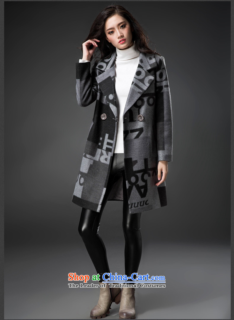 The early Chin Ching snow 2015 autumn and winter new larger female? graphics in thin coat female long wool coat jacket female winter? 1084 Noble Wong L picture, prices, brand platters! The elections are supplied in the national character of distribution, so action, buy now enjoy more preferential! As soon as possible.