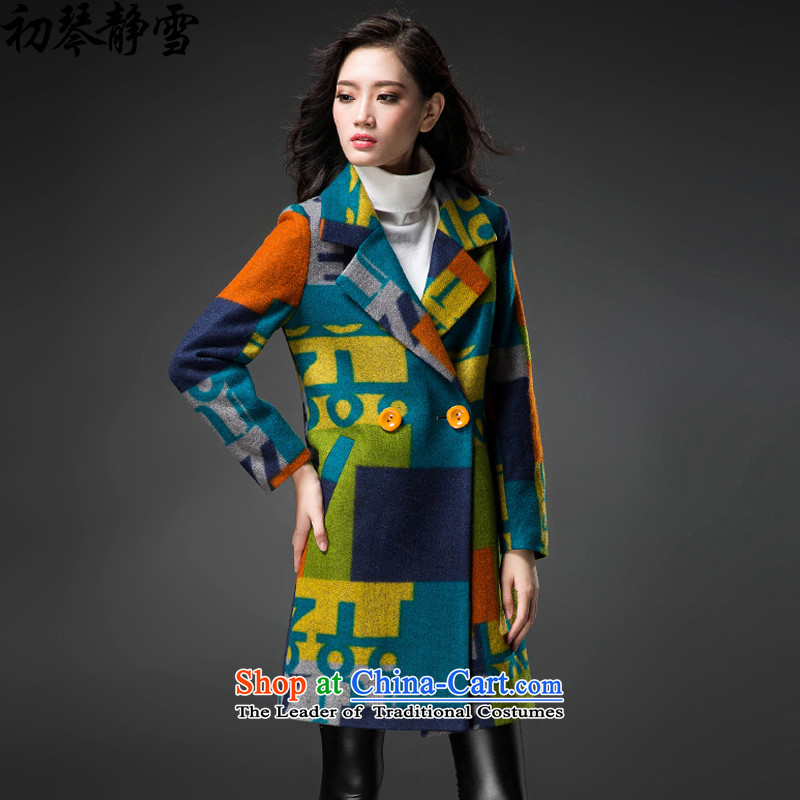 The early Chin Ching snow 2015 autumn and winter new larger female? graphics in thin coat female long wool coat jacket female winter? 1084 Noble Wong Chin Ching snow in the early L, , , , shopping on the Internet