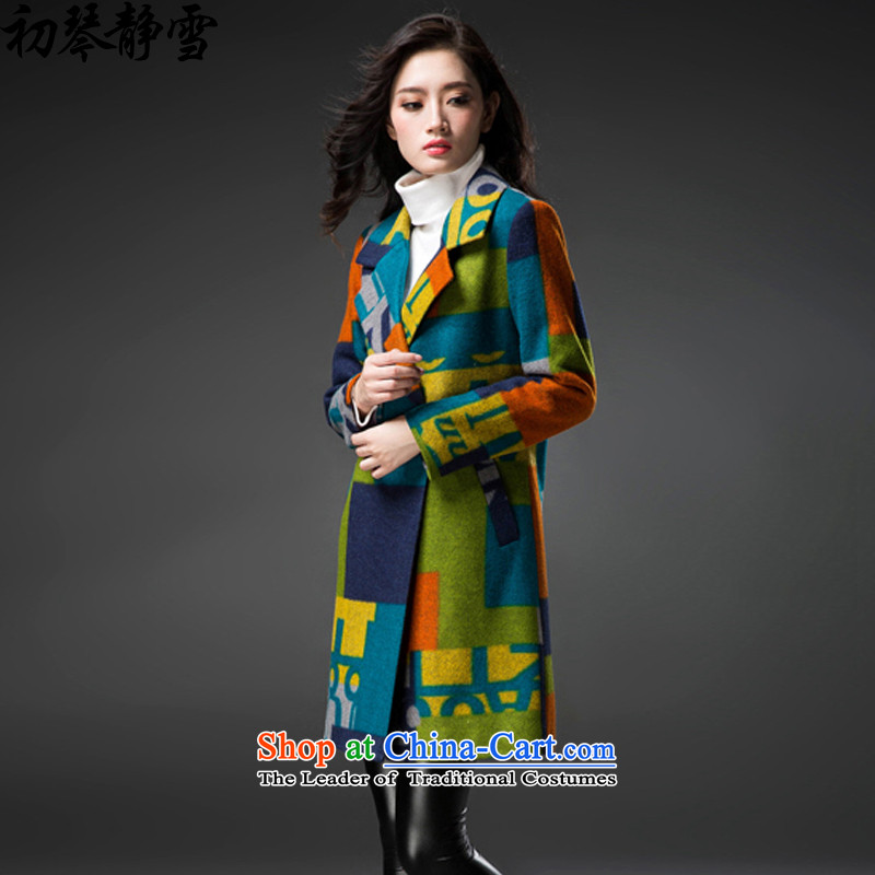 The early Chin Ching snow 2015 autumn and winter new larger female? graphics in thin coat female long wool coat jacket female winter? 1084 Noble Wong Chin Ching snow in the early L, , , , shopping on the Internet