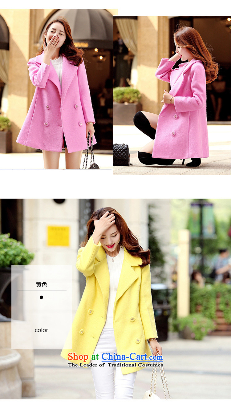 Selina Chow herbs 2015 Fall/Winter Collections of new products Sau San video thin thick wool coat girl in long?) Korean small incense wind trendy Code women's double-a wool coat of red M picture, prices, brand platters! The elections are supplied in the national character of distribution, so action, buy now enjoy more preferential! As soon as possible.