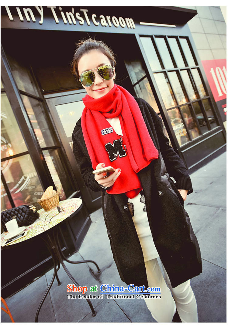 Xu Chong Chau New) 2015 female woolen stitching? long jacket, thick robe thread cuff cotton coat red cloak M code picture, prices, brand platters! The elections are supplied in the national character of distribution, so action, buy now enjoy more preferential! As soon as possible.