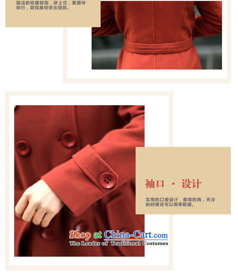 34.37 The new autumn 2015, yet women's original temperament in long-sleeved long Sau San gross large jacket coat? female thick hair sister? 1325 red iron L  Details within the recommended size picture, prices, brand platters! The elections are supplied in the national character of distribution, so action, buy now enjoy more preferential! As soon as possible.