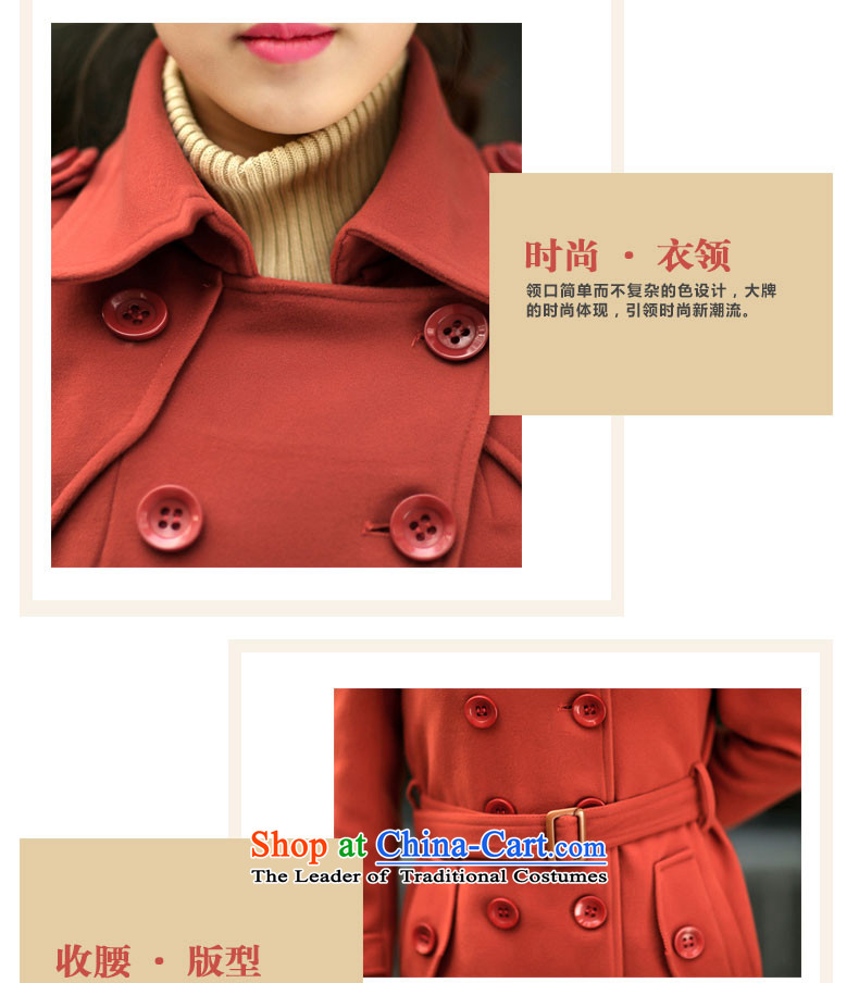 34.37 The new autumn 2015, yet women's original temperament in long-sleeved long Sau San gross large jacket coat? female thick hair sister? 1325 red iron L  Details within the recommended size picture, prices, brand platters! The elections are supplied in the national character of distribution, so action, buy now enjoy more preferential! As soon as possible.