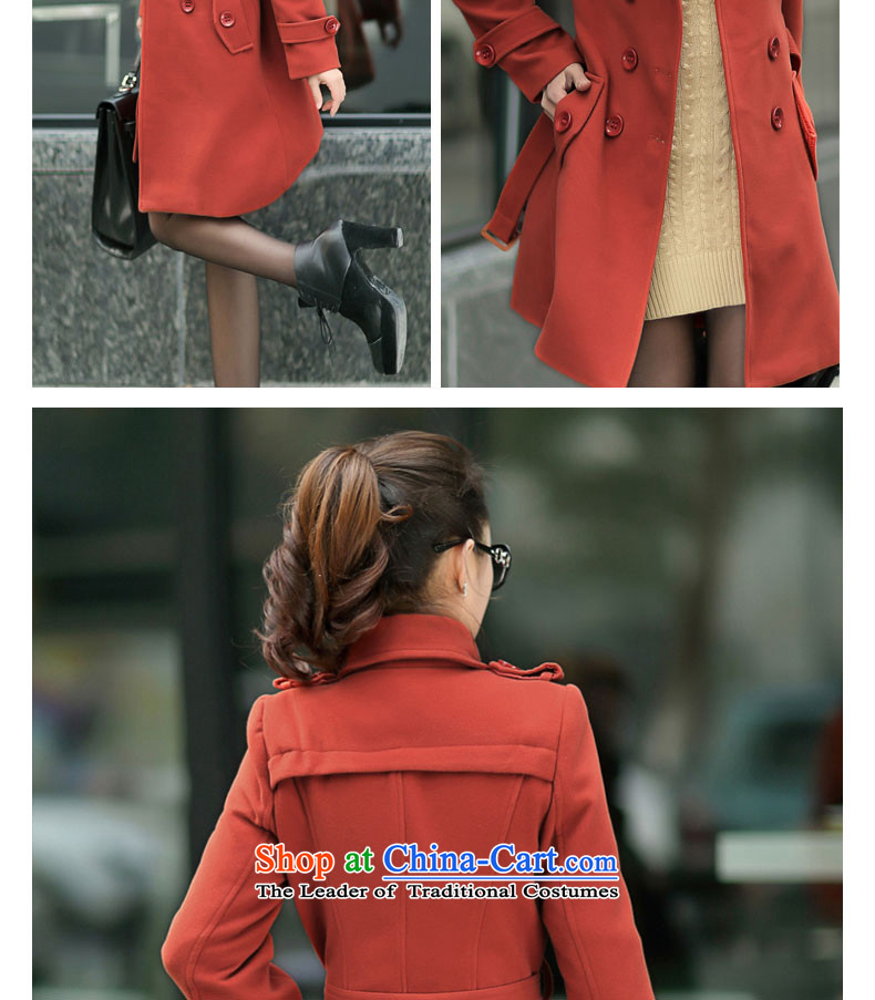 34.37 The new autumn 2015, yet women's original temperament in long-sleeved long Sau San gross large jacket coat? female thick hair sister? 1325 red iron L  Details within the recommended size picture, prices, brand platters! The elections are supplied in the national character of distribution, so action, buy now enjoy more preferential! As soon as possible.