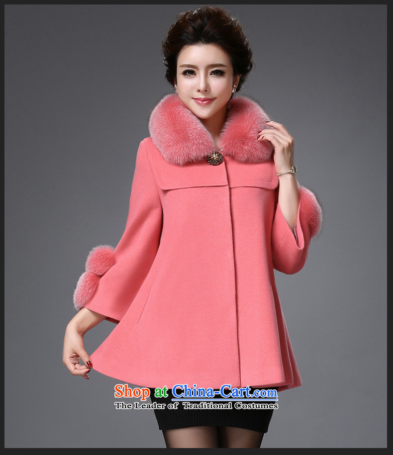 Isabel La Carconte 2015 autumn and winter new gross female elegant & luxurious coats? Fox gross for 7 cuff cloak over the medium to longer term, woolen coat YS1008 maize yellow XXL picture, prices, brand platters! The elections are supplied in the national character of distribution, so action, buy now enjoy more preferential! As soon as possible.