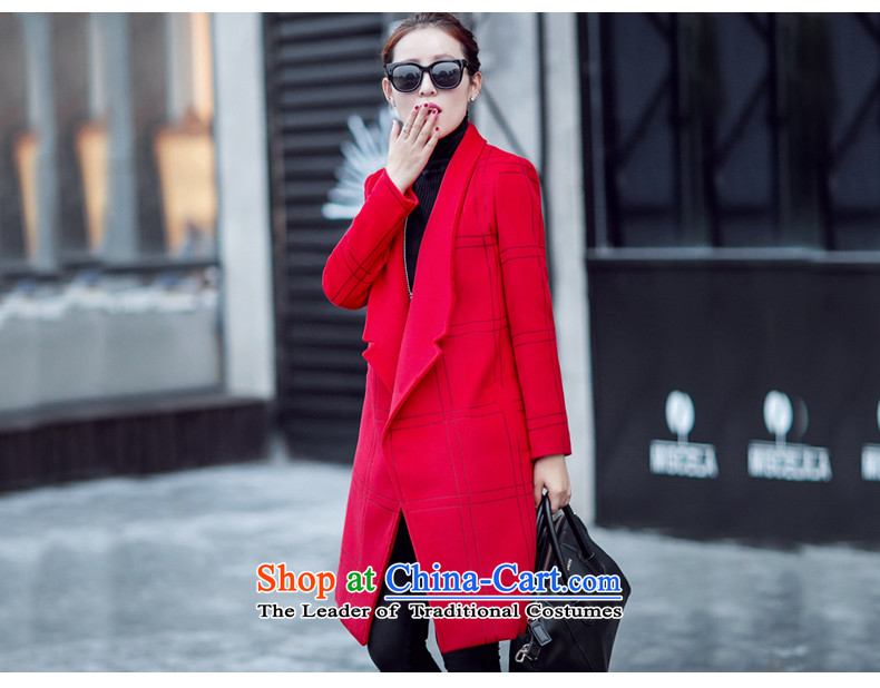 Diffuse and sum 2015 Fall/Winter Collections new coats girl Won)? Edition Leisure and latticed gross jacket female load spring and autumn? a medium to long term, Navy L picture, prices, brand platters! The elections are supplied in the national character of distribution, so action, buy now enjoy more preferential! As soon as possible.