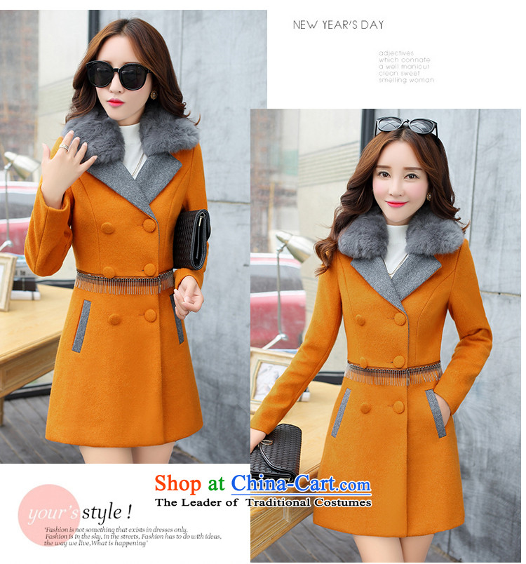 Vera wind of autumn and winter 2015 new Korean version is smart casual Foutune of medium to long term, wool large roll collar really gross double-jacket coat gross Sau San?' Kim Ho M picture, prices, brand platters! The elections are supplied in the national character of distribution, so action, buy now enjoy more preferential! As soon as possible.