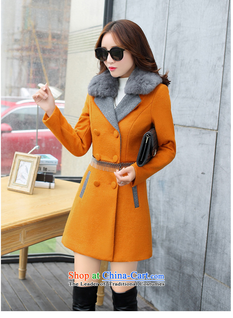 Vera wind of autumn and winter 2015 new Korean version is smart casual Foutune of medium to long term, wool large roll collar really gross double-jacket coat gross Sau San?' Kim Ho M picture, prices, brand platters! The elections are supplied in the national character of distribution, so action, buy now enjoy more preferential! As soon as possible.