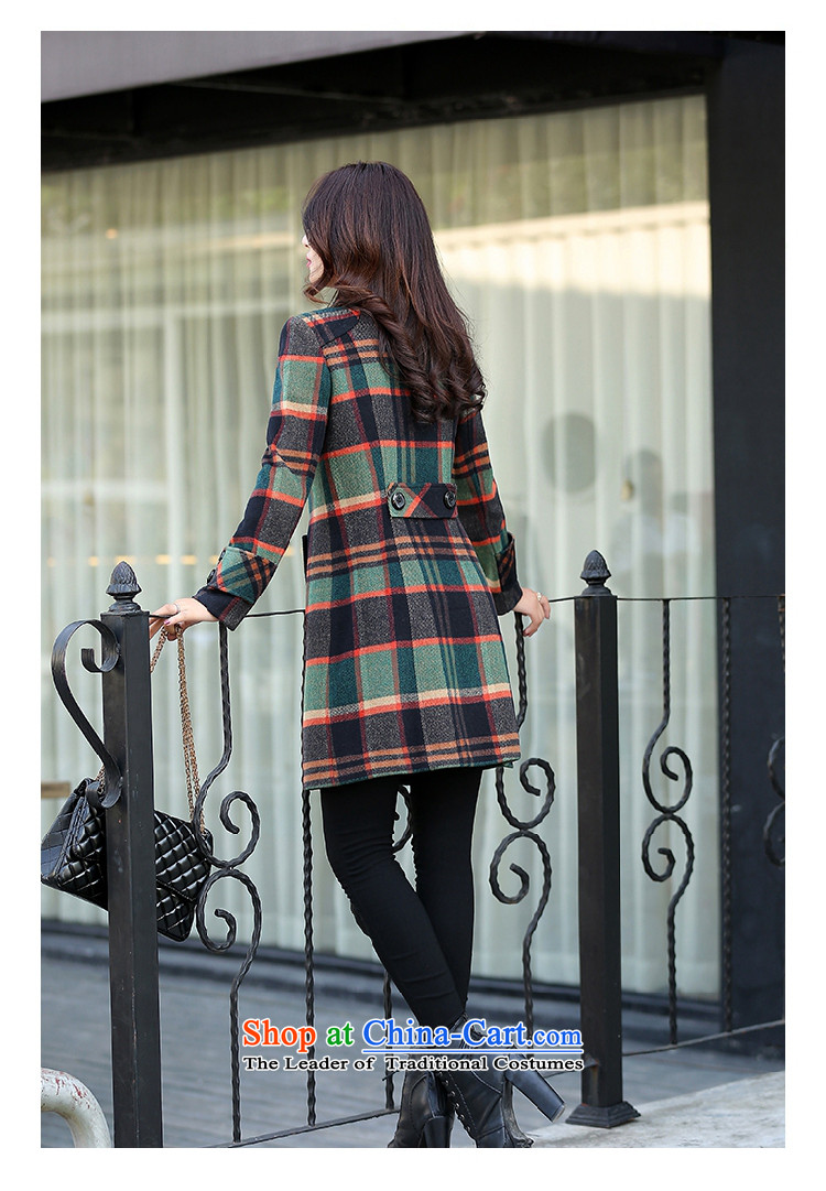 Yet the new style winter 2015 湲 fashion, long latticed single row detained Korean Sau San Invoiceable wool coat female latticed L105-115? catty picture, prices, brand platters! The elections are supplied in the national character of distribution, so action, buy now enjoy more preferential! As soon as possible.