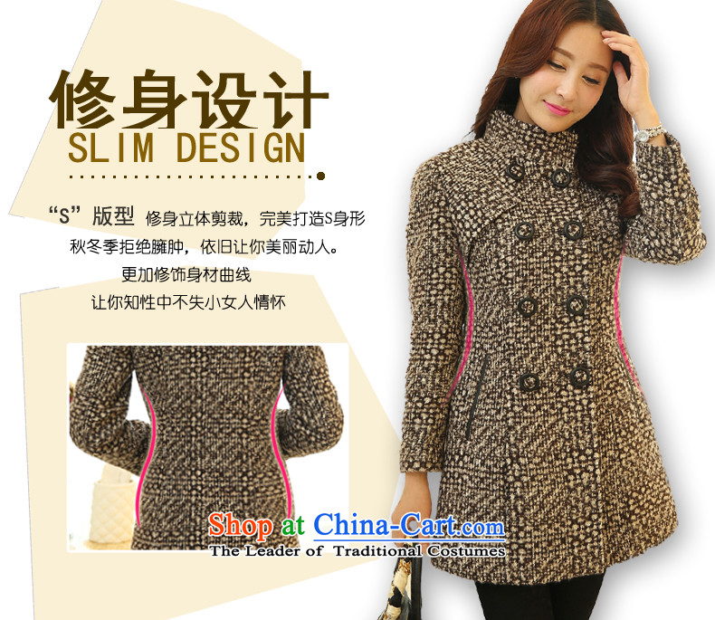 The Korea-U.S. customers Gross? for winter coats women 2015 new Korean version of large numbers of Sau San cashmere overcoat M038 Brown M picture, prices, brand platters! The elections are supplied in the national character of distribution, so action, buy now enjoy more preferential! As soon as possible.